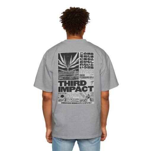 Oversized Tee [Back Print] – Evangelion – Third Impact - Image 8