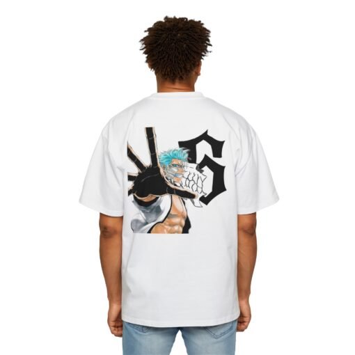 Oversized Tee [Back Print] – Bleach – Grimmjow - Image 4