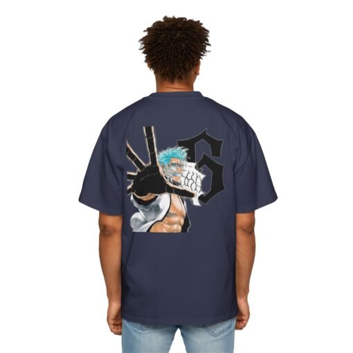 Oversized Tee [Back Print] – Bleach – Grimmjow - Image 10