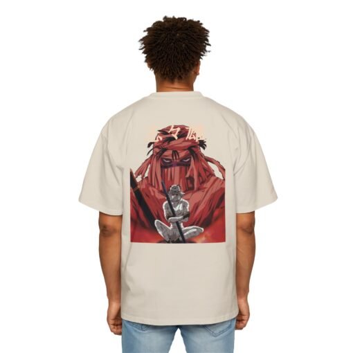Oversized Tee [Back Print] – Kenshin – Shishio - Image 6