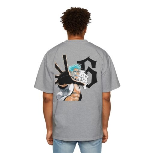 Oversized Tee [Back Print] – Bleach – Grimmjow - Image 8
