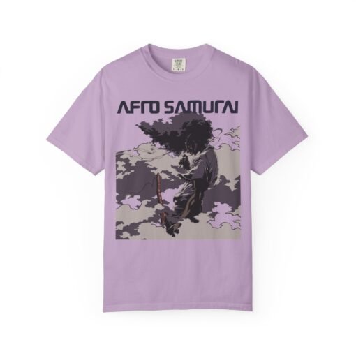 Regular Tee [Front Print] – Afro Samurai – Mist - Image 17