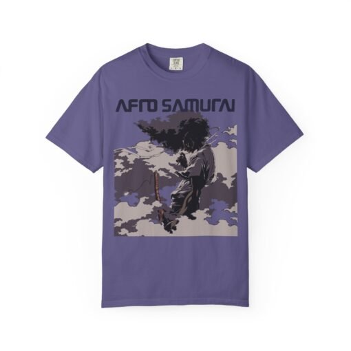 Regular Tee [Front Print] – Afro Samurai – Mist - Image 13