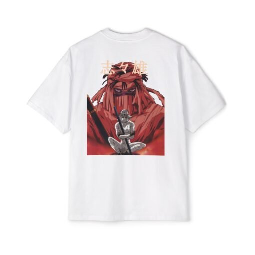 Oversized Tee [Back Print] – Kenshin – Shishio - Image 3