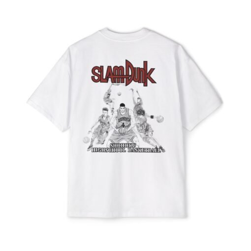 Oversized Tee [Back Print] – Slam Dunk – Shohoku - Image 3