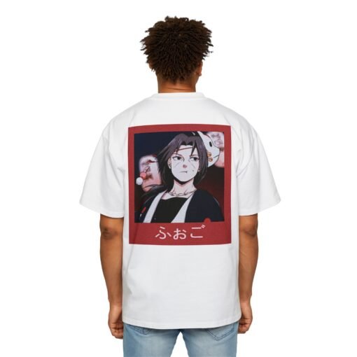 Oversized Tee [Back Print] – Naruto – Young Itachi - Image 4