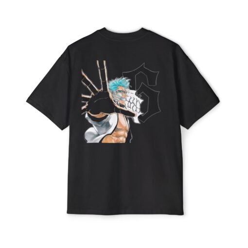 Oversized Tee [Back Print] – Bleach – Grimmjow - Image 2