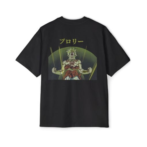 Oversized Tee [Back Print] – DBZ - Broly - Image 2