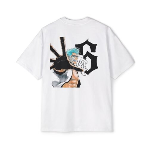 Oversized Tee [Back Print] – Bleach – Grimmjow - Image 3