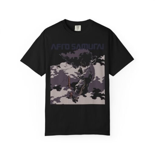 Regular Tee [Front Print] – Afro Samurai – Mist - Image 9