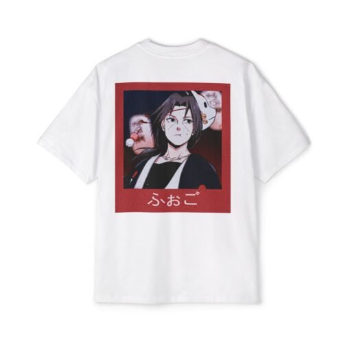 Oversized Tee [Back Print] – Naruto – Young Itachi - Image 3