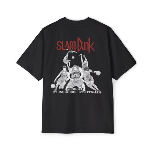 Oversized Tee [Back Print] – Slam Dunk – Shohoku - Image 2