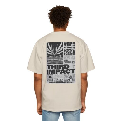 Oversized Tee [Back Print] – Evangelion – Third Impact - Image 6