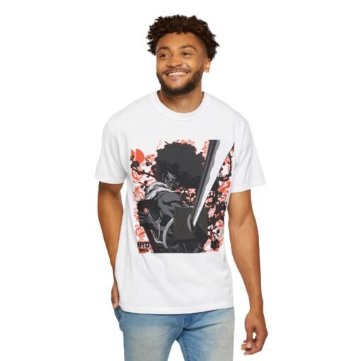 Regular Tee [Front Print] – Afro Samurai – Katana - Image 8