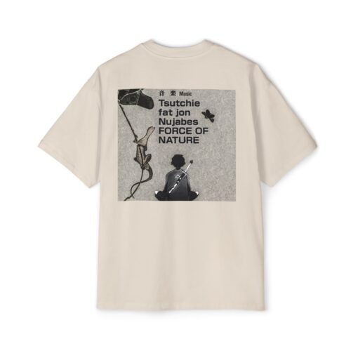 Oversized Tee [Back Print] – Samurai Champloo – Nujabes - Image 5