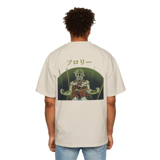 Oversized Tee [Back Print] – DBZ - Broly - Image 6
