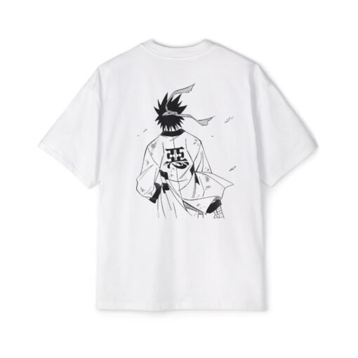 Oversized Tee [Back Print] – Kenshin – Sanosuke - Image 2