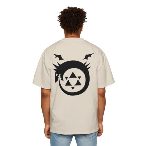 Oversized Tee [Back Print] – FMA - Ouroboros - Image 4