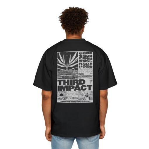 Oversized Tee [Back Print] – Evangelion – Third Impact - Image 4