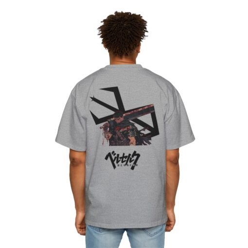 Oversized Tee [Back Print] – Berserk – Swordsman - Image 6