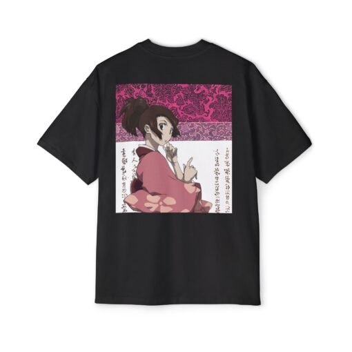 Oversized Tee [Back Print] – Samurai Champloo – Fuu - Image 4