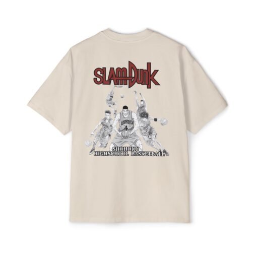 Oversized Tee [Back Print] – Slam Dunk – Shohoku - Image 5