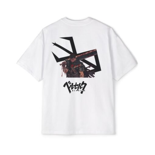 Oversized Tee [Back Print] – Berserk – Swordsman - Image 3