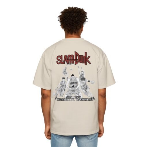 Oversized Tee [Back Print] – Slam Dunk – Shohoku - Image 6