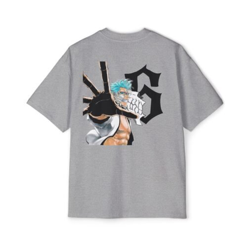 Oversized Tee [Back Print] – Bleach – Grimmjow - Image 7