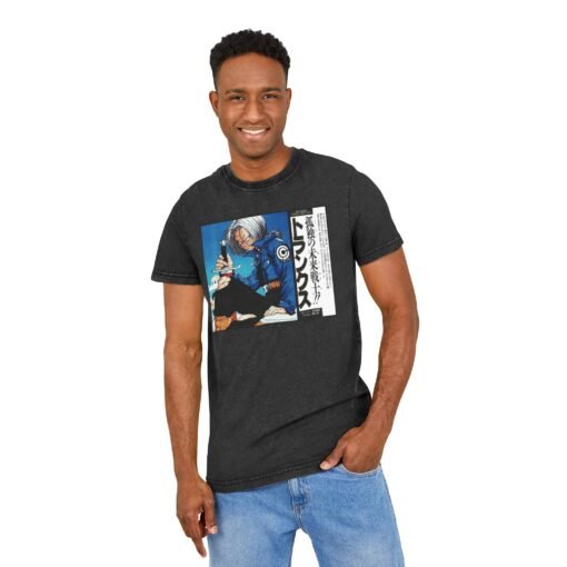 Washed Tee [Front Print] – DBZ – Trunks