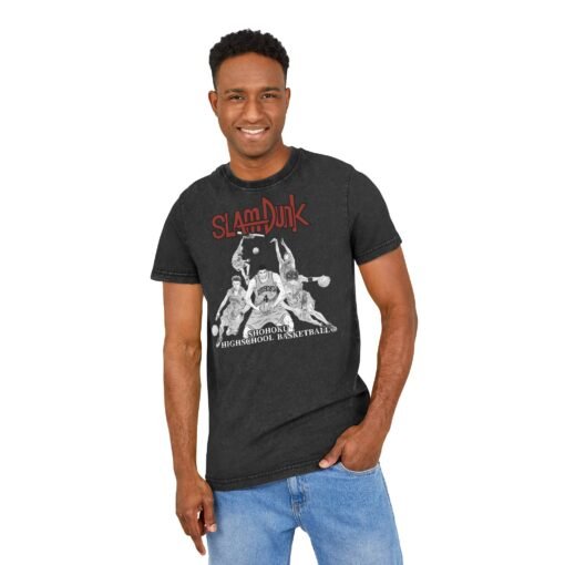 Washed Tee [Front Print] – Slam Dunk – Shohoku - Image 4