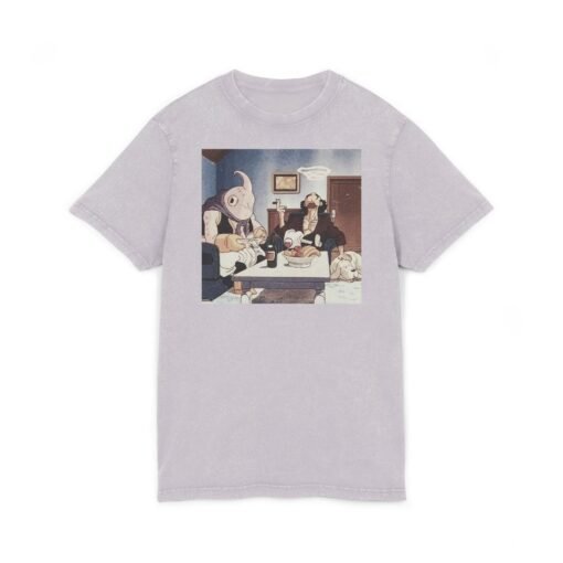 Washed Tee [Front Print] – DBZ – Chillin - Image 10