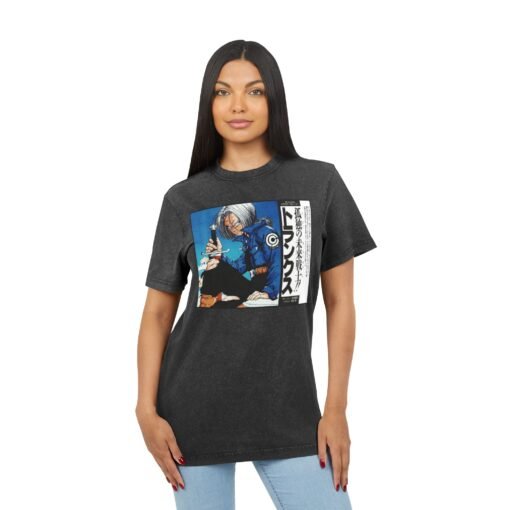 Washed Tee [Front Print] – DBZ – Trunks - Image 4