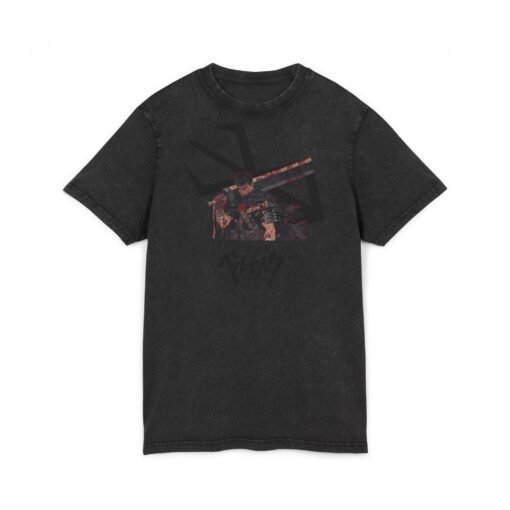 Washed Tee [Back Print] – Berserk – Swordsman - Image 2