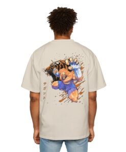Oversized Tee [Back Print] - Street Fighter - Sagat