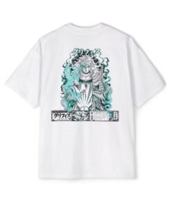 Alternative view of Oversized Tee [Back Print] – Berserk – Griffith White Hawk