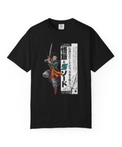 Regular Tee [Front Print] – DBZ – Mystic Gohan Z Sword - Image 12