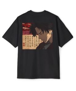 Oversized Tee [Back Print] – Samurai Champloo – Mugen Vagabond - Image 2