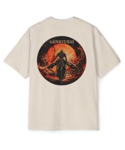 Oversized Tee [Back Print] – Bleach – Bankai Genryusai - Image 11