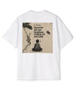 Oversized Tee [Back Print] – Samurai Champloo – Mugen Nujabes - Image 6