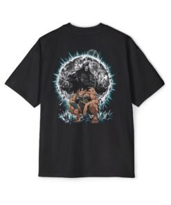 Oversized Tee [Back Print] – Dragon Ball Z – Bardock Oozaru - Image 9