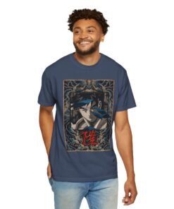 Regular Tee [Front Print] – Street Fighter – Ryu Azure Spirit - Image 17