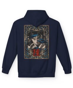 Hoodie – Street Fighter – Ryu Azure Spirit - Image 13