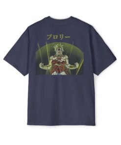 Oversized Tee [Back Print] – DBZ - Broly - Image 9