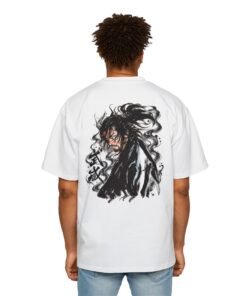 Oversized Tee [Back Print] – Vagabond – Shadow Ronin - Image 5