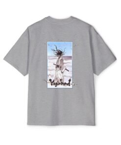 Oversized Tee [Back Print] – Vagabond – Wandering Ronin - Image 14