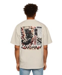 Oversized Tee [Back Print] – Street Fighter – Akuma Satsui no Hado - Image 10