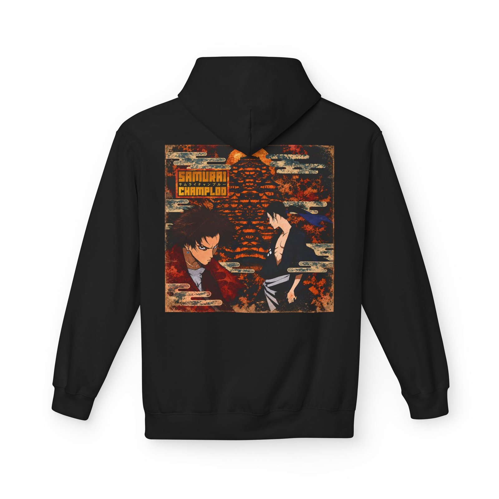 Hoodie – Samurai Champloo – Edo Vintage - Image 9