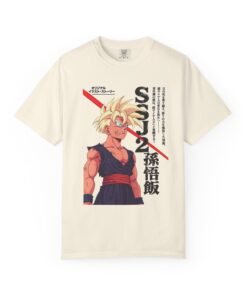 Regular Tee [Front Print] – Dragon Ball Z – Gohan SSJ2 - Image 13
