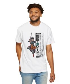 Regular Tee [Front Print] – DBZ – Mystic Gohan Z Sword